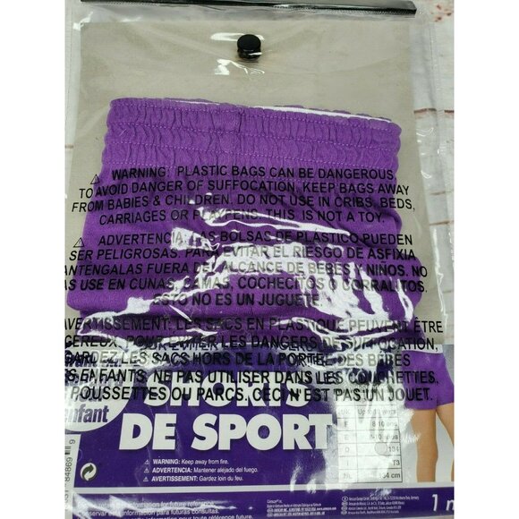 Amscan Purple Children Standard US Up To Size 10 Sports Shorts - Picture 11 of 12